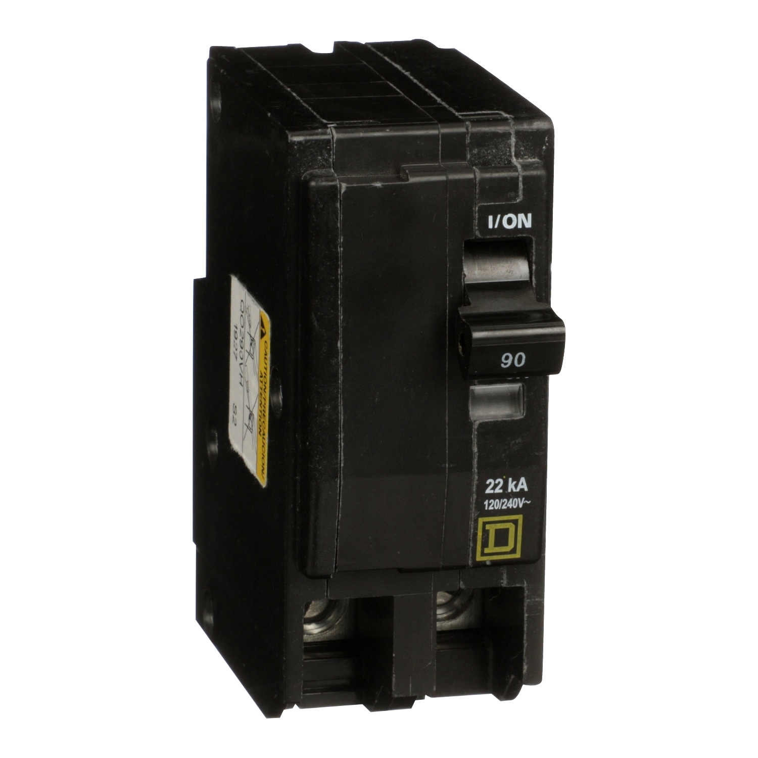 QO290VH Miniature Circuit Breaker, 90 Amp, 2 Pole, 120/240V