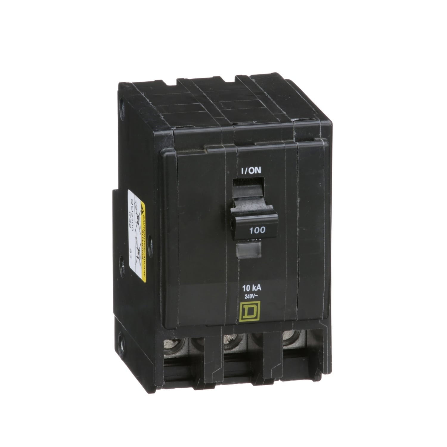 QO3100 Miniature Circuit Breaker, 100 Amp, 3 Pole, 120/240V