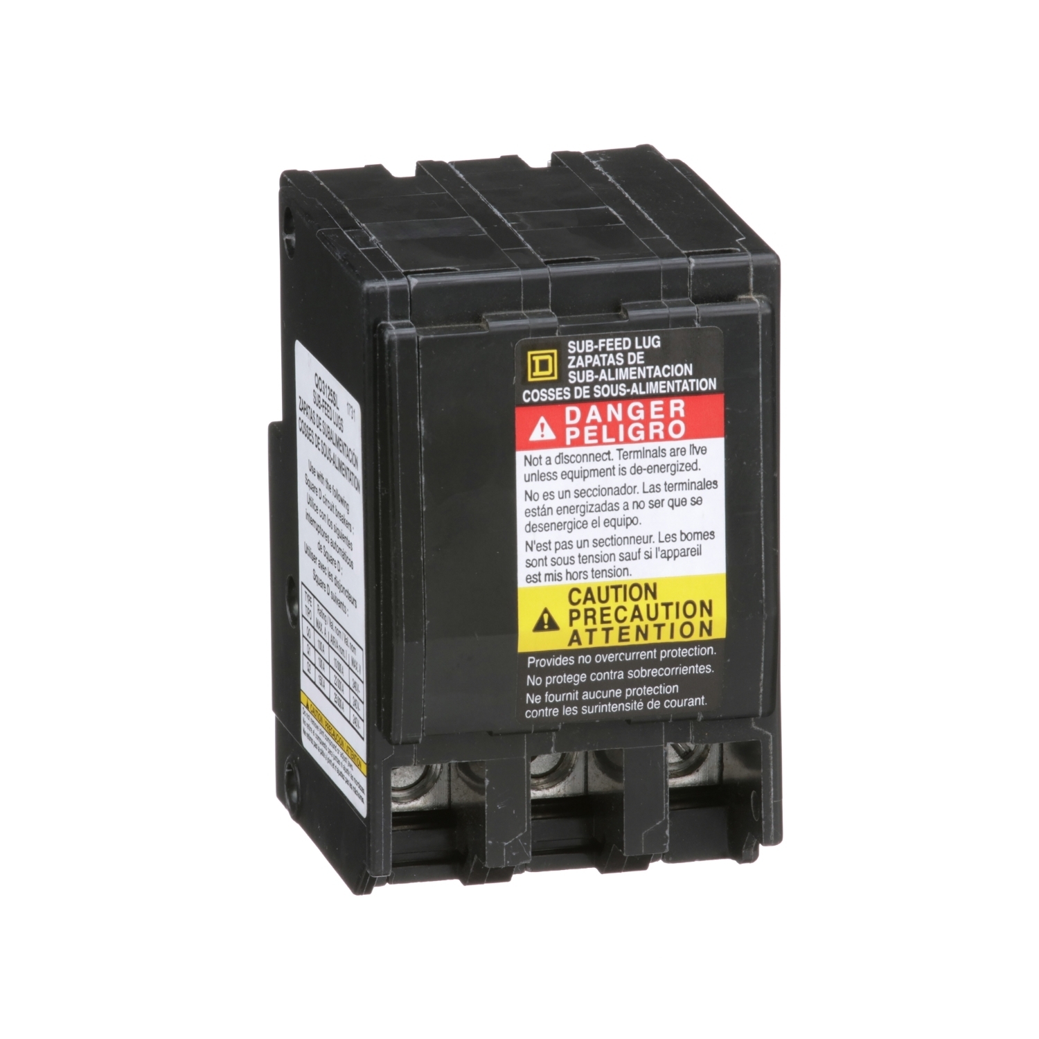 QO3125SL Miniature Circuit Breaker, 125 Amp, 3 Pole, 240V