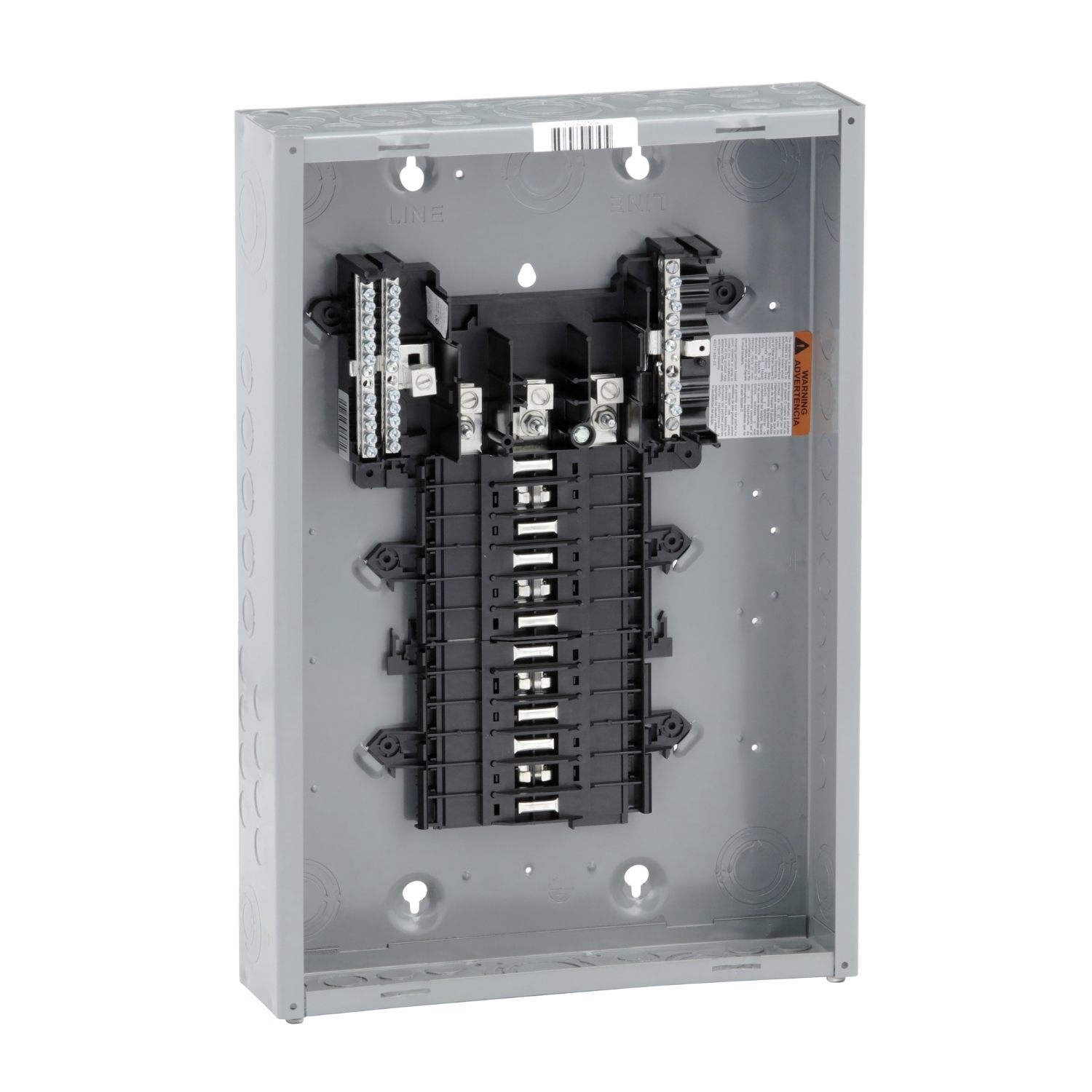 QO324L125G 3-ph Fixed Main Lug Load Center, 208Y/120/240 V AC, 125 A, 1 Poles, 65 kA Interrupt