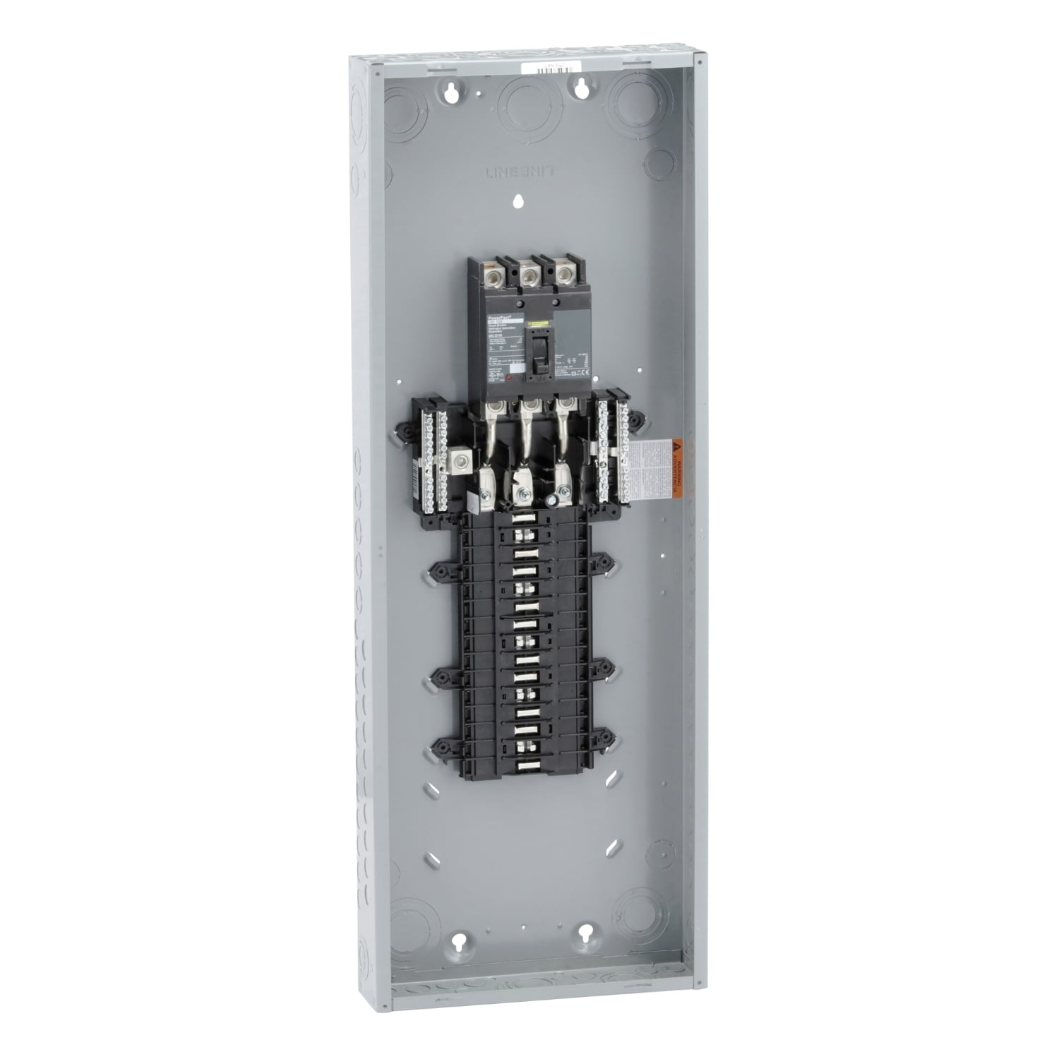 QO330MQ150 3-Phase Convertible Main Breaker Load Center, 208Y/120/240/120 Delta/240 Delta V AC, 150 A, 1 Poles, 25 kA Interrupt