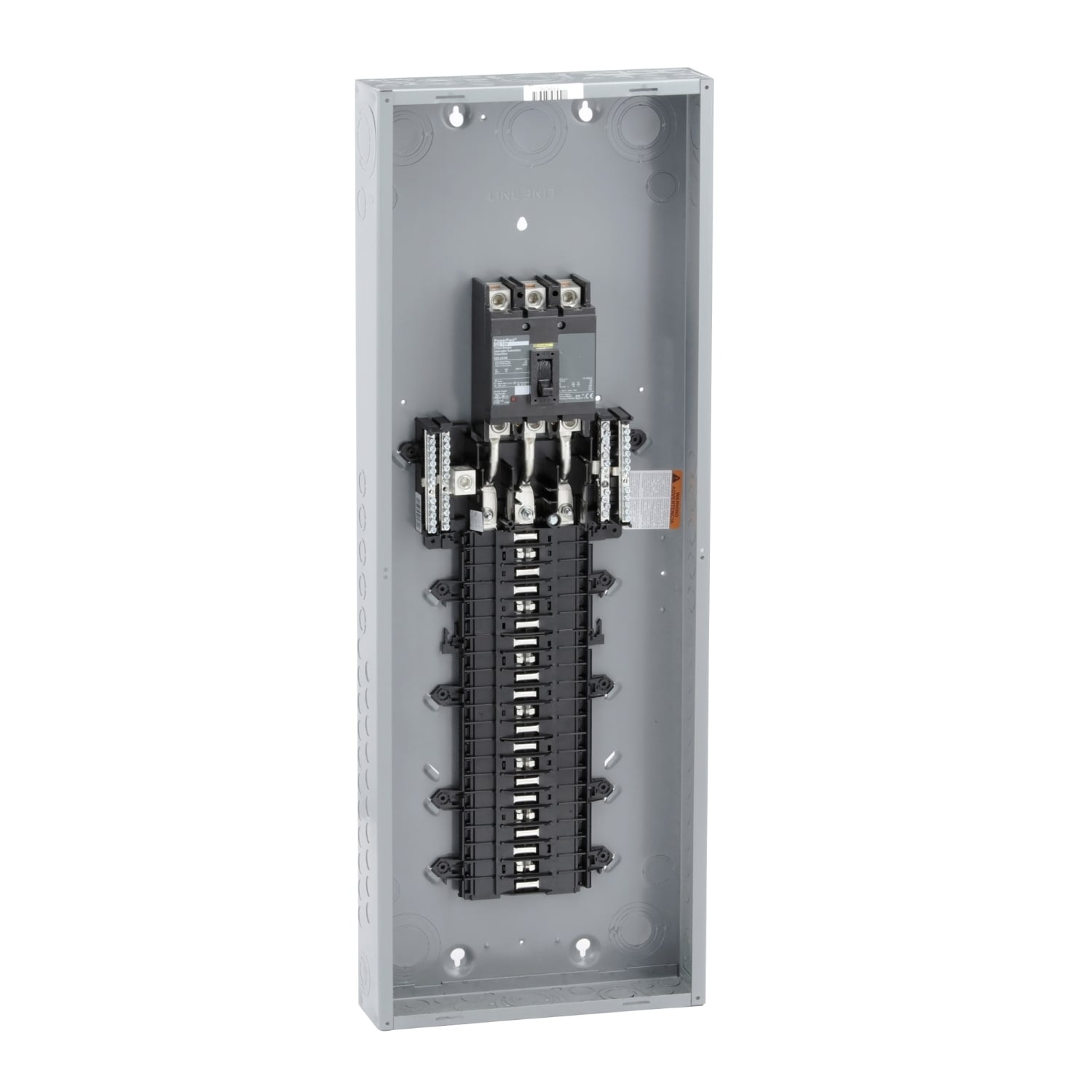 QO342MQ150 3-Phase Convertible Main Breaker Load Center, 208Y/120/240/120 Delta/240 Delta V AC, 150 A, 1 Poles, 25 kA Interrupt