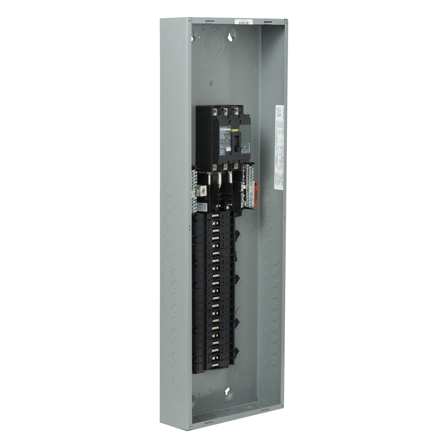 QO342MQ225175 3-Phase Convertible Main Breaker Load Center, 208Y/120 VAC, 120/240 Delta VAC, 240 Delta VAC, 175 A, 25 kA Interrupt