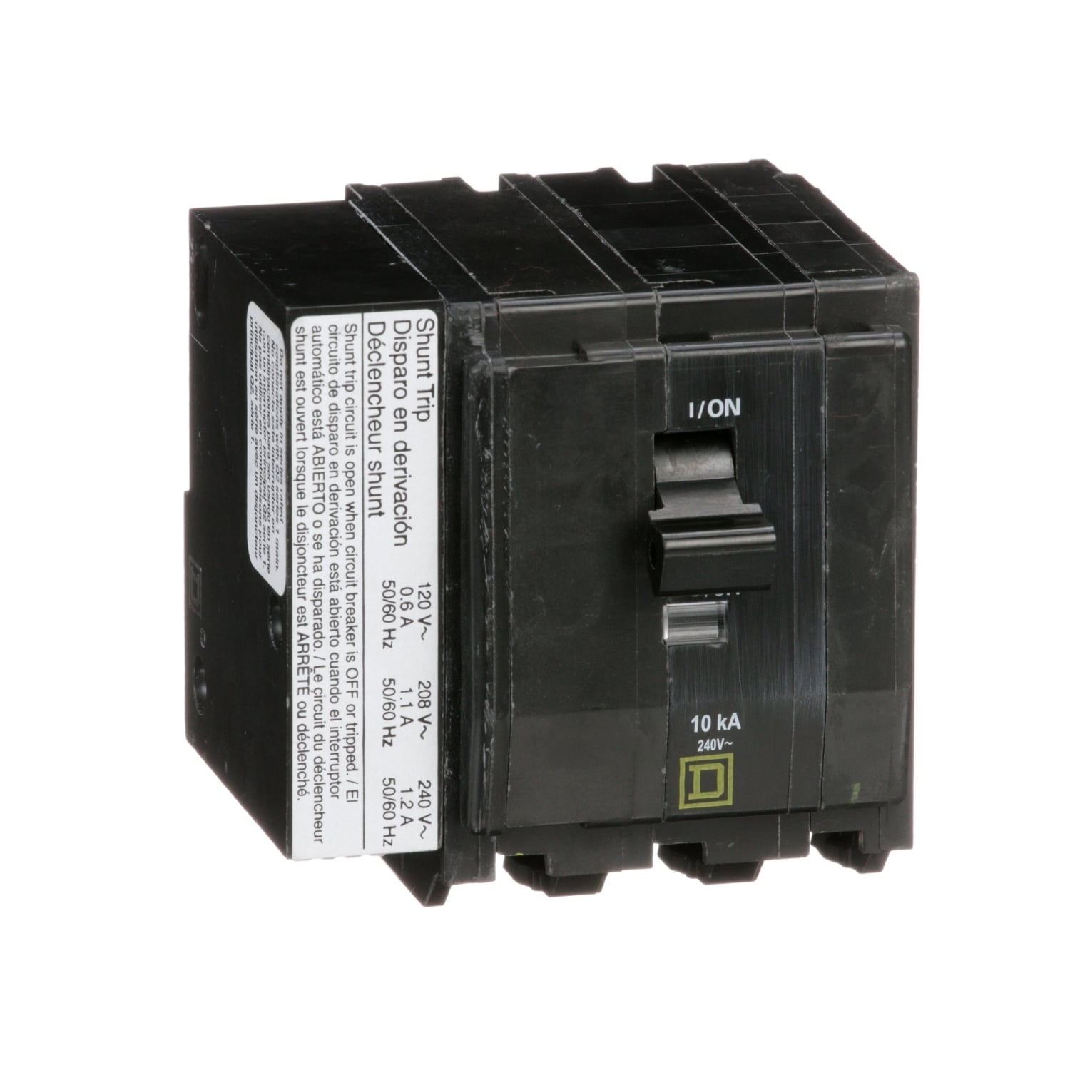 QO3701021 Miniature Circuit Breaker, 70 Amp, 3 Pole, 120/240V