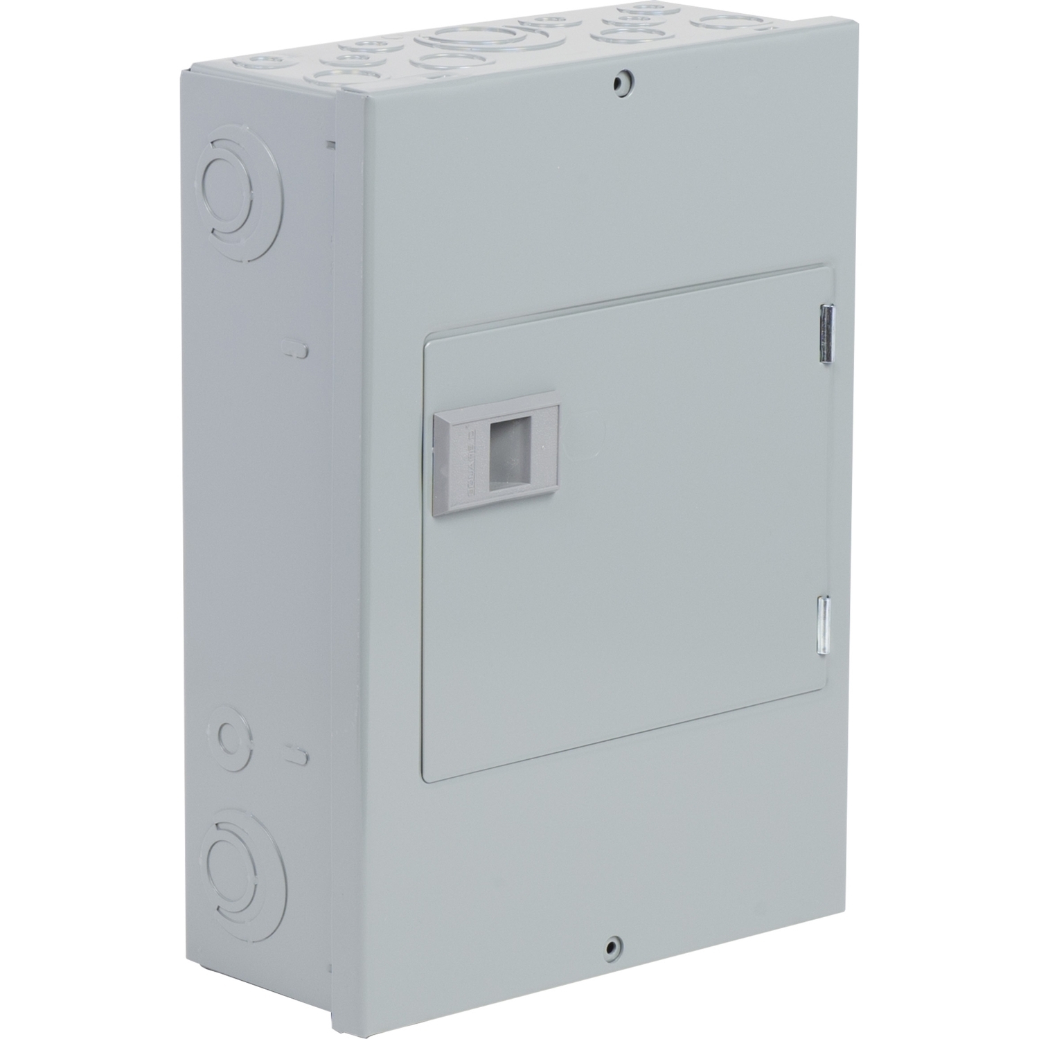 QO612L100DSCU 1-Phase Fixed Main Lug Load Center With Surface Cover, Door, Copper Bus, 120/240 V AC, 100 A, 10 kA Interrupt