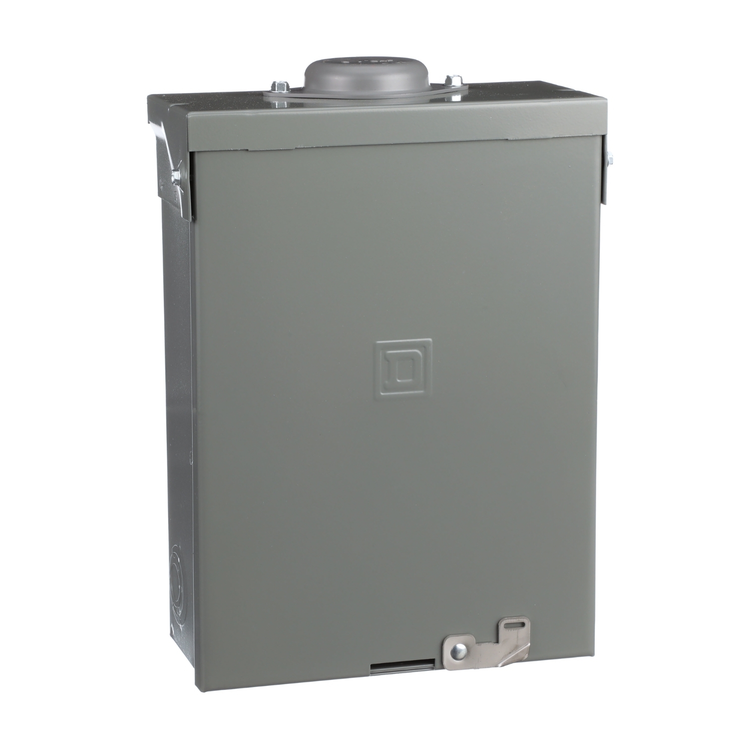 QO612L100RBCU 1-Phase Fixed Main Lug Loadcenter With Rainproof Surface Cover and Copper Bus, 120/240 V AC, 100 A, 1 Pole, 10 kA Interrupt