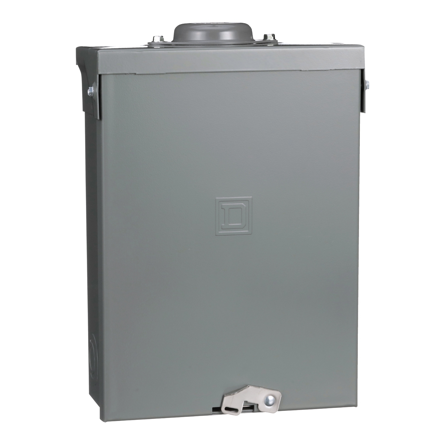 QO816L100RBCU 1-Phase Fixed Rainproof Main Lug Load Center With Rainproof Cover, Copper Bus, 120/240 V AC, 100 A, 1 Poles, 10 kA Interrupt