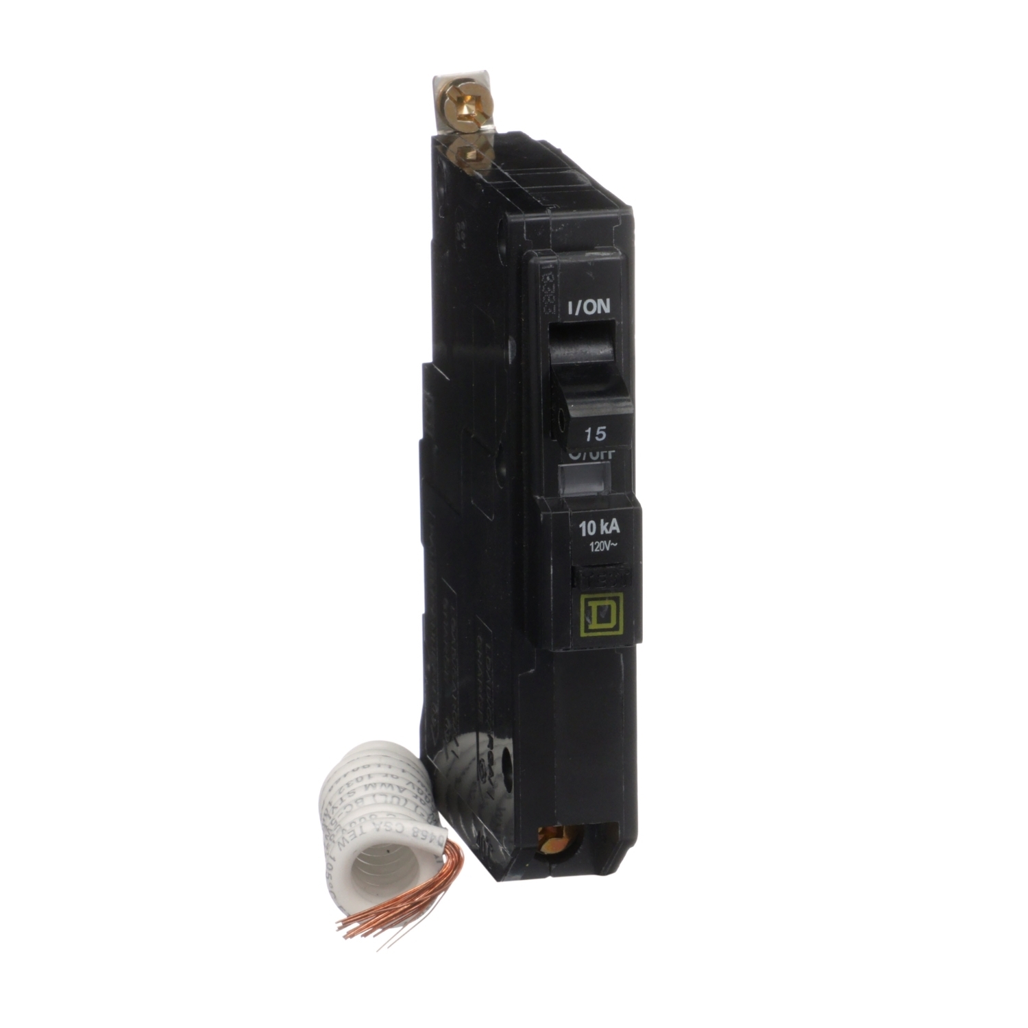 QOB115EPD Miniature Circuit Breaker, 15 Amp, 1 Pole, 120V