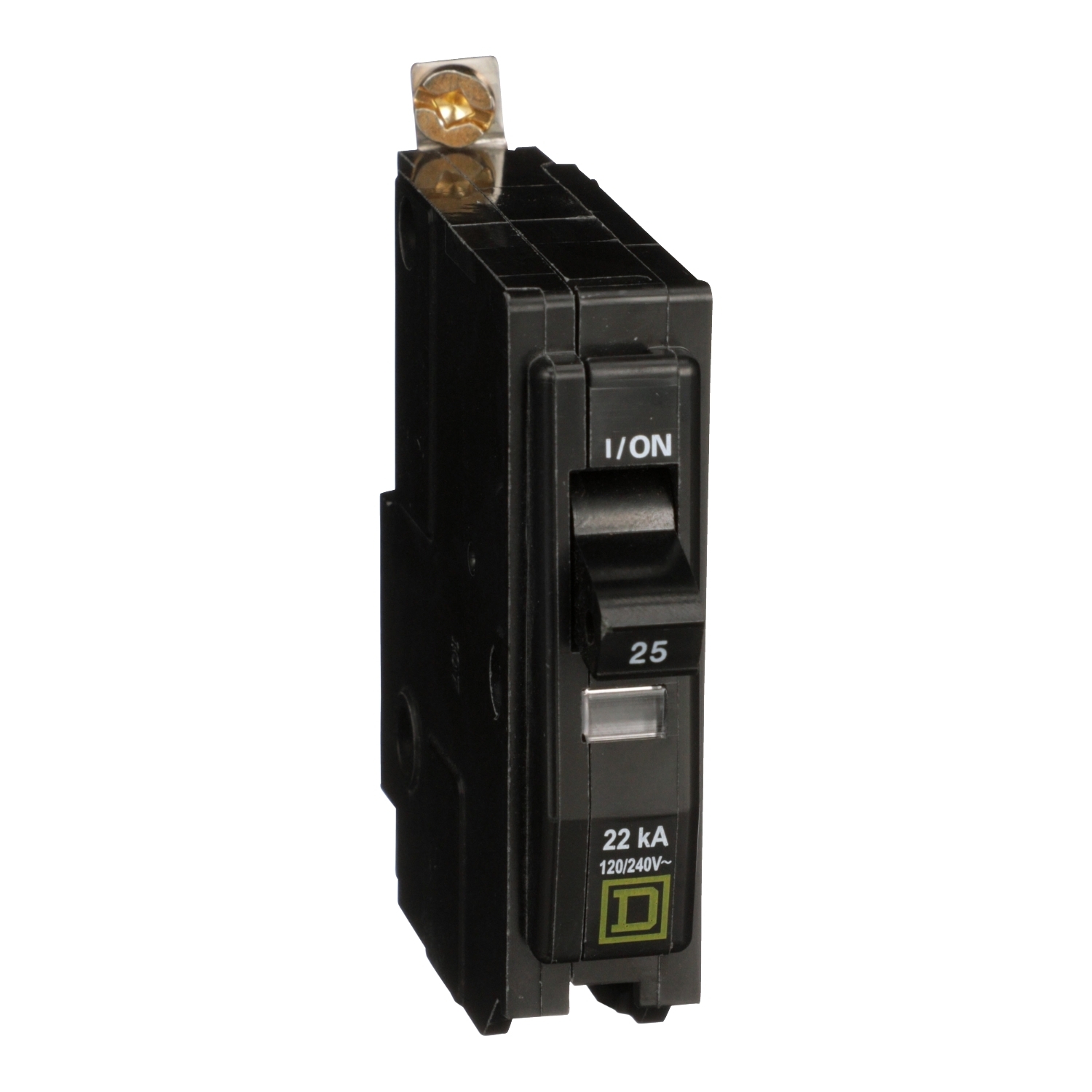 QOB125VH Miniature Circuit Breaker, 25 Amp, 1 Pole, 120/240V
