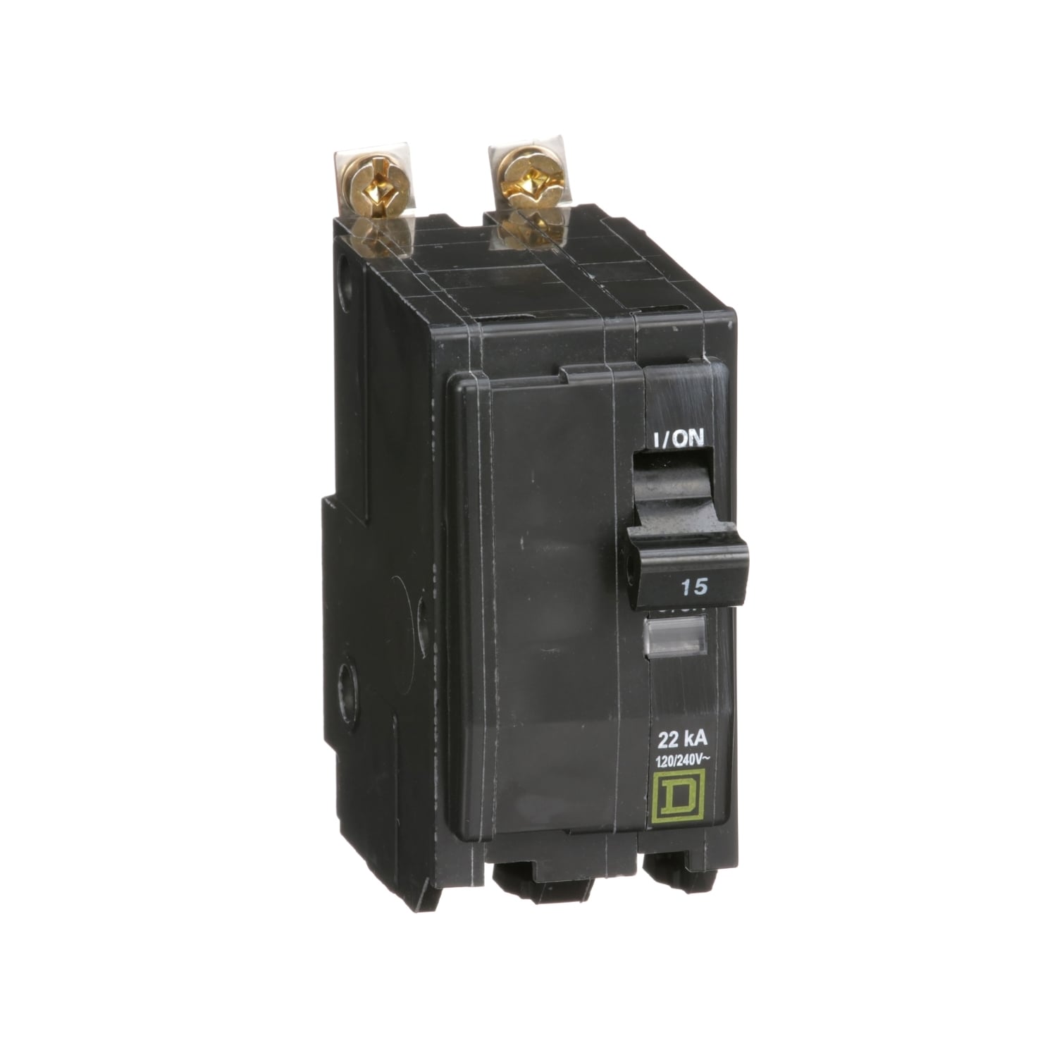 QOB215VH Miniature Circuit Breaker, 15 Amp, 2 Pole, 120/240V