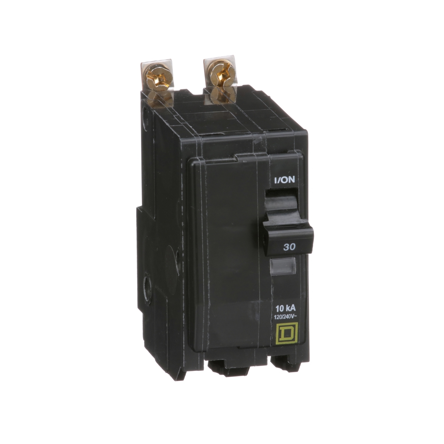 QOB230 Standard 2-Pole Miniature Circuit Breaker, 240 V AC/48 V DC, 30 A, 10 kA Interrupt, 2 Poles, Thermal Magnetic Trip