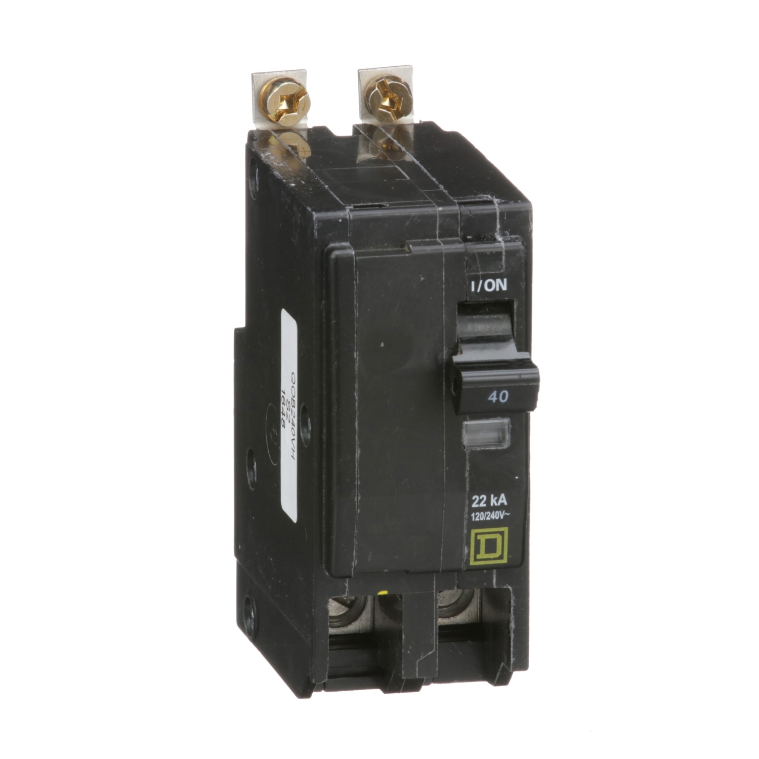 QOB240VH Miniature Circuit Breaker, 40 Amp, 2 Pole, 120/240V
