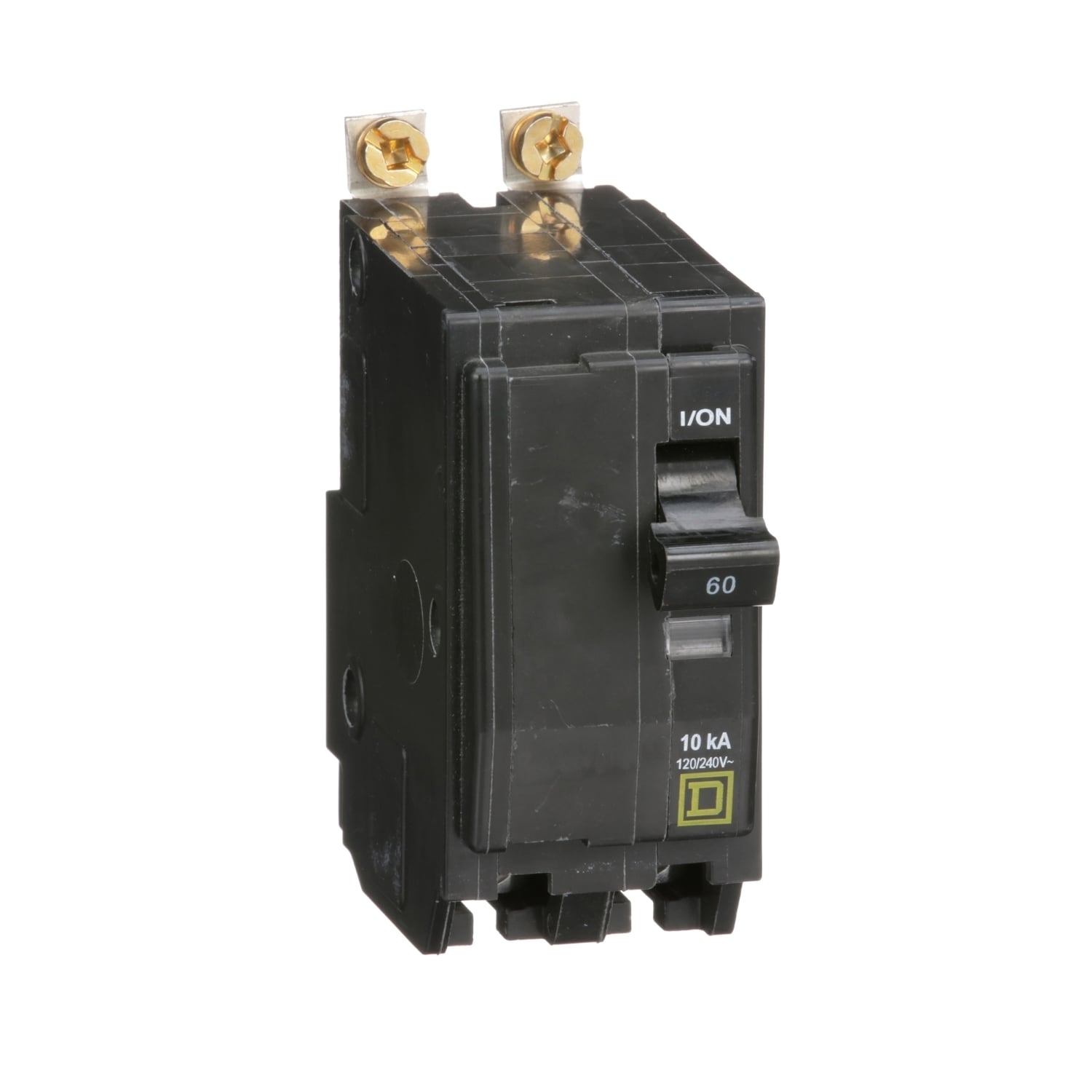 QOB260 Standard Miniature Circuit Breaker, 120/240 V AC, 60 A, 10 kA Interrupt, 2 Poles, Thermal Magnetic Trip