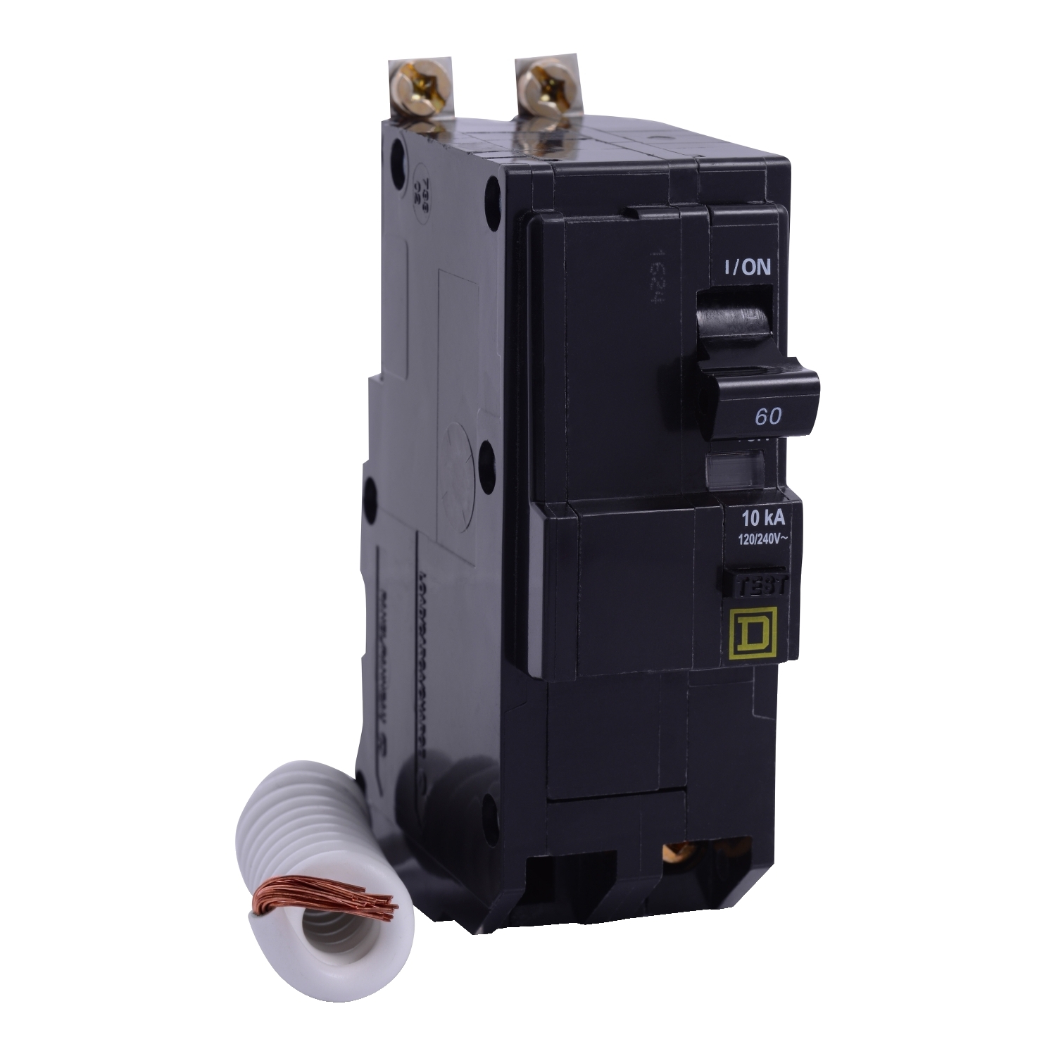 QOB260EPD Miniature Circuit Breaker, 60 Amp, 2 Pole, 120/240V
