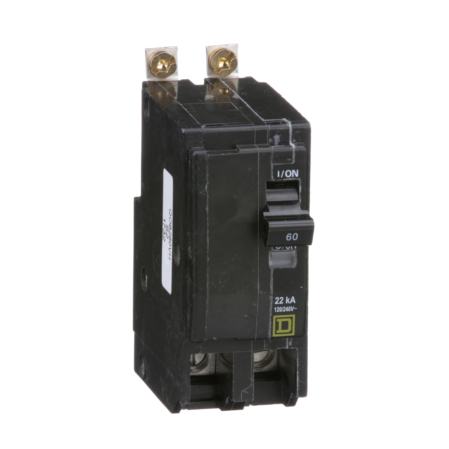 QOB260VH Miniature Circuit Breaker, 60 Amp, 2 Pole, 120/240V