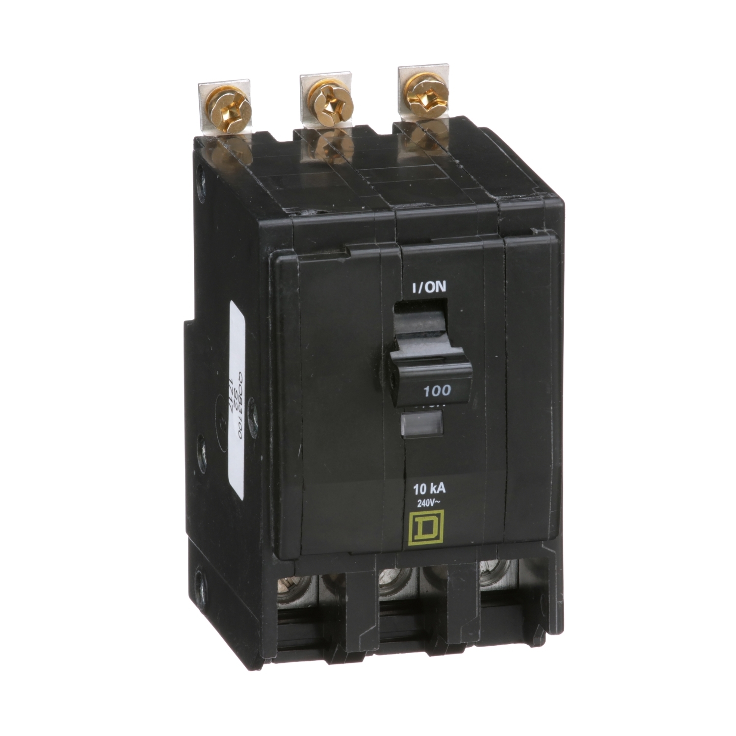 QOB3100 Miniature Circuit Breaker, 100 Amp, 3 Pole, 120/240V