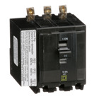 Mini circuit breaker, QO, 40A, 3 pole, 120/240VAC, 10kA, bolt on mount, AC shunt trip