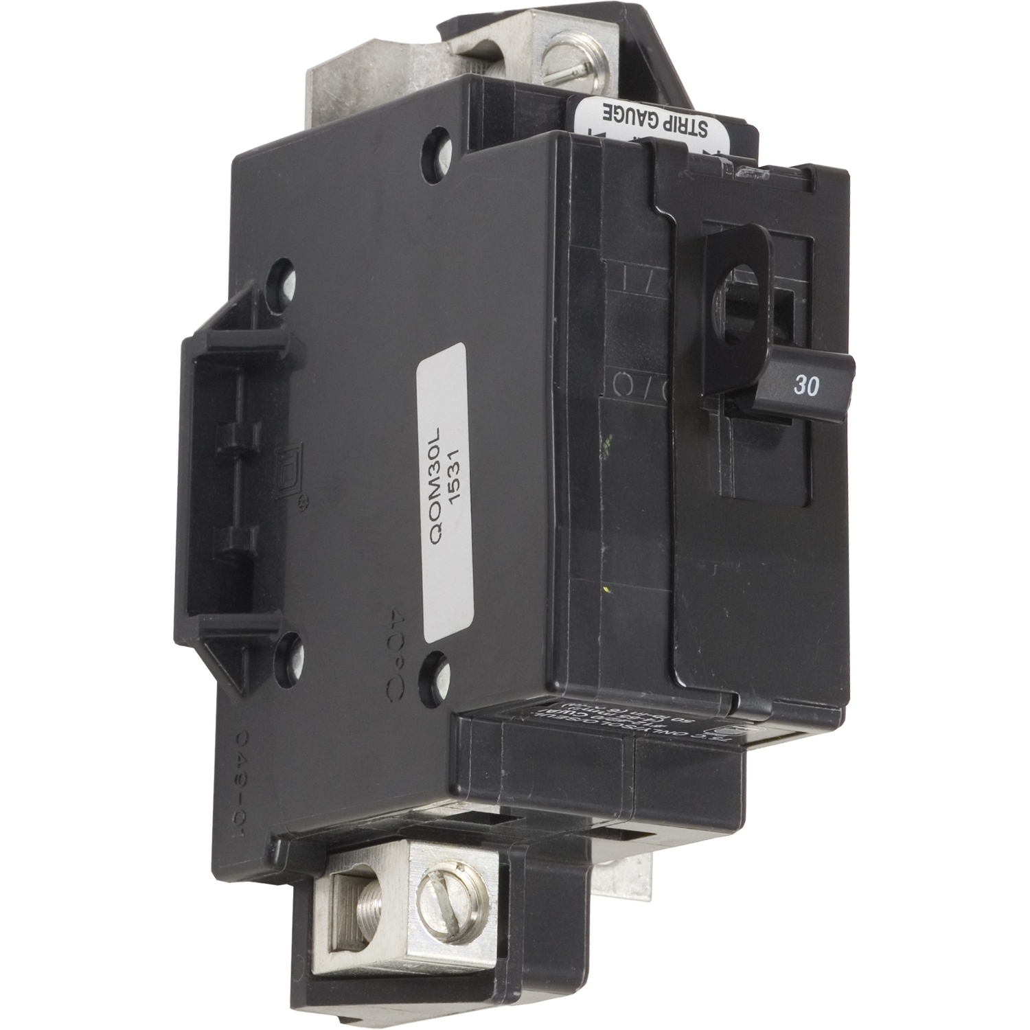 QOM30L Miniature Circuit Breaker, 30 Amp, 2 Pole, 120/240V