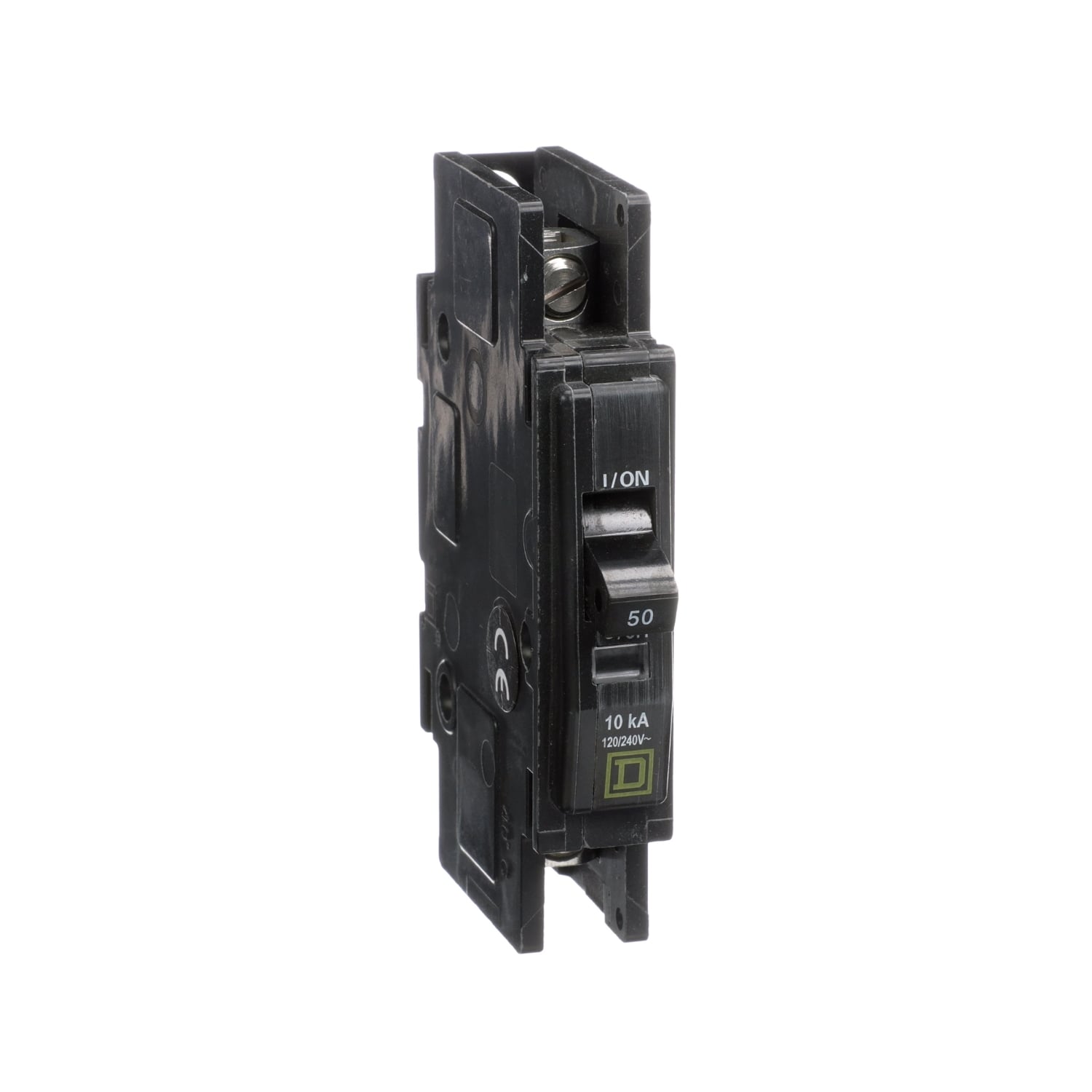 QOU150 Type QOU Standard Miniature Circuit Breaker, 120/240 V AC, 50 A, 10 kA Interrupt, 1 Pole, Thermal Magnetic Trip