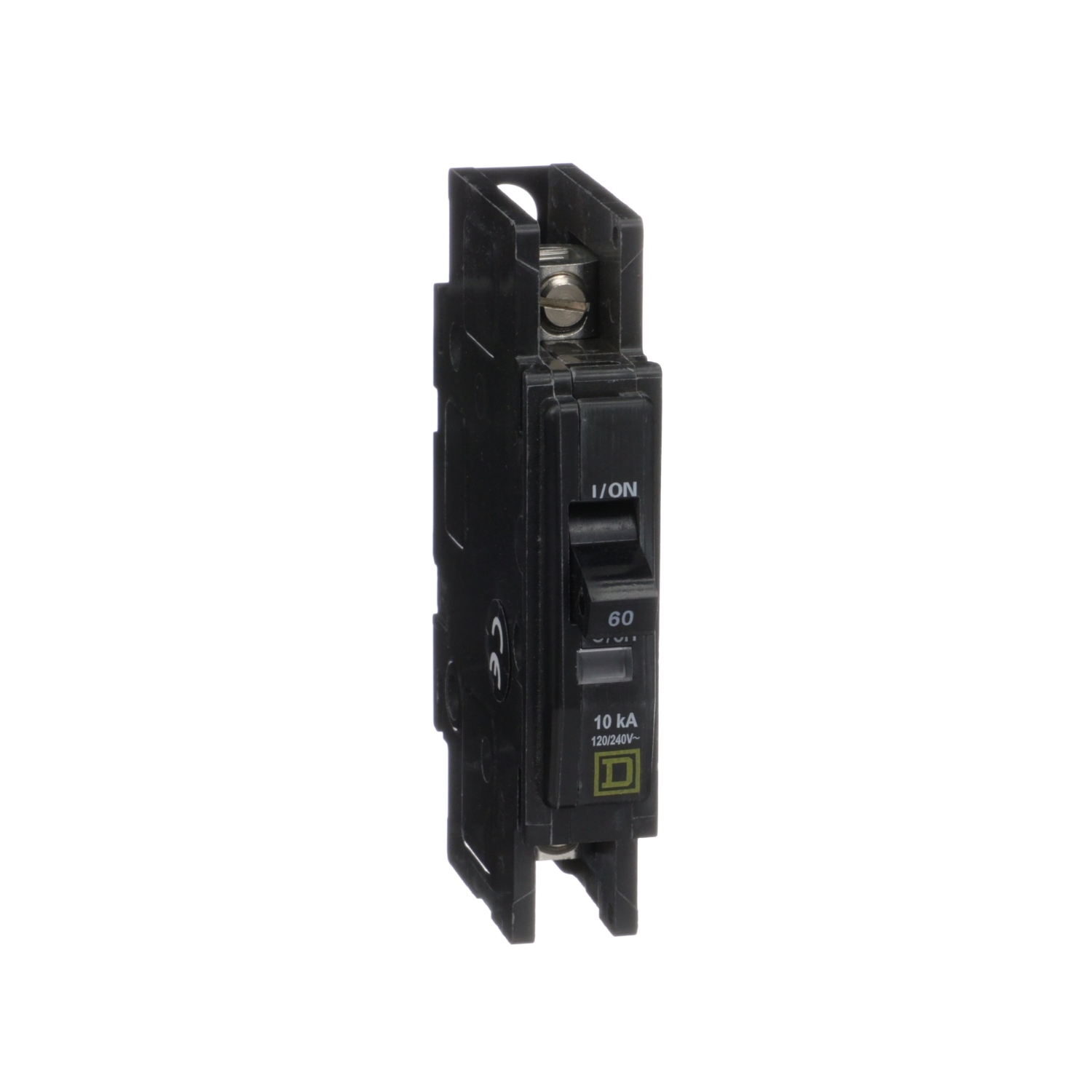 QOU160 Type QOU Standard Miniature Circuit Breaker, 120/240 V AC, 60 A, 10 kA Interrupt, 1 Pole, Thermal Magnetic Trip