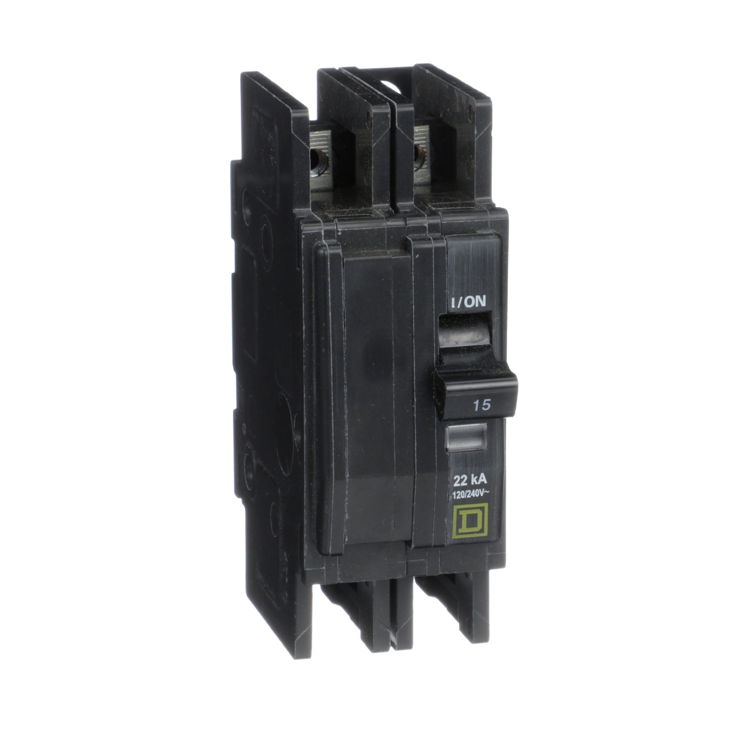 QOU215VH5283 Miniature Circuit Breaker, 15 Amp, 2 Pole, 120/240V