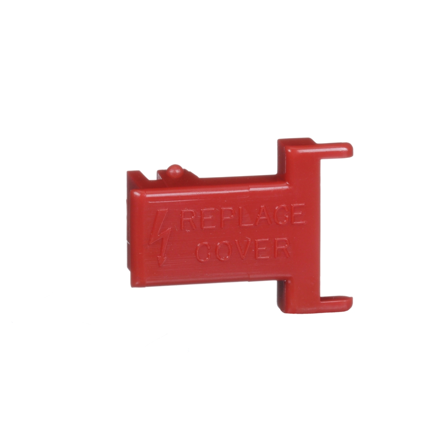 QOULFSC1B Field Installable Finger Safe Cover, 0.96 in L x 0.73 in W x 0.4 in H, For Use With QOU 10 to 70 A 1-, 2-Pole, 10 to 60 A 3-Pole Low Ampere Miniature Circuit Breaker, Switch, Lexan