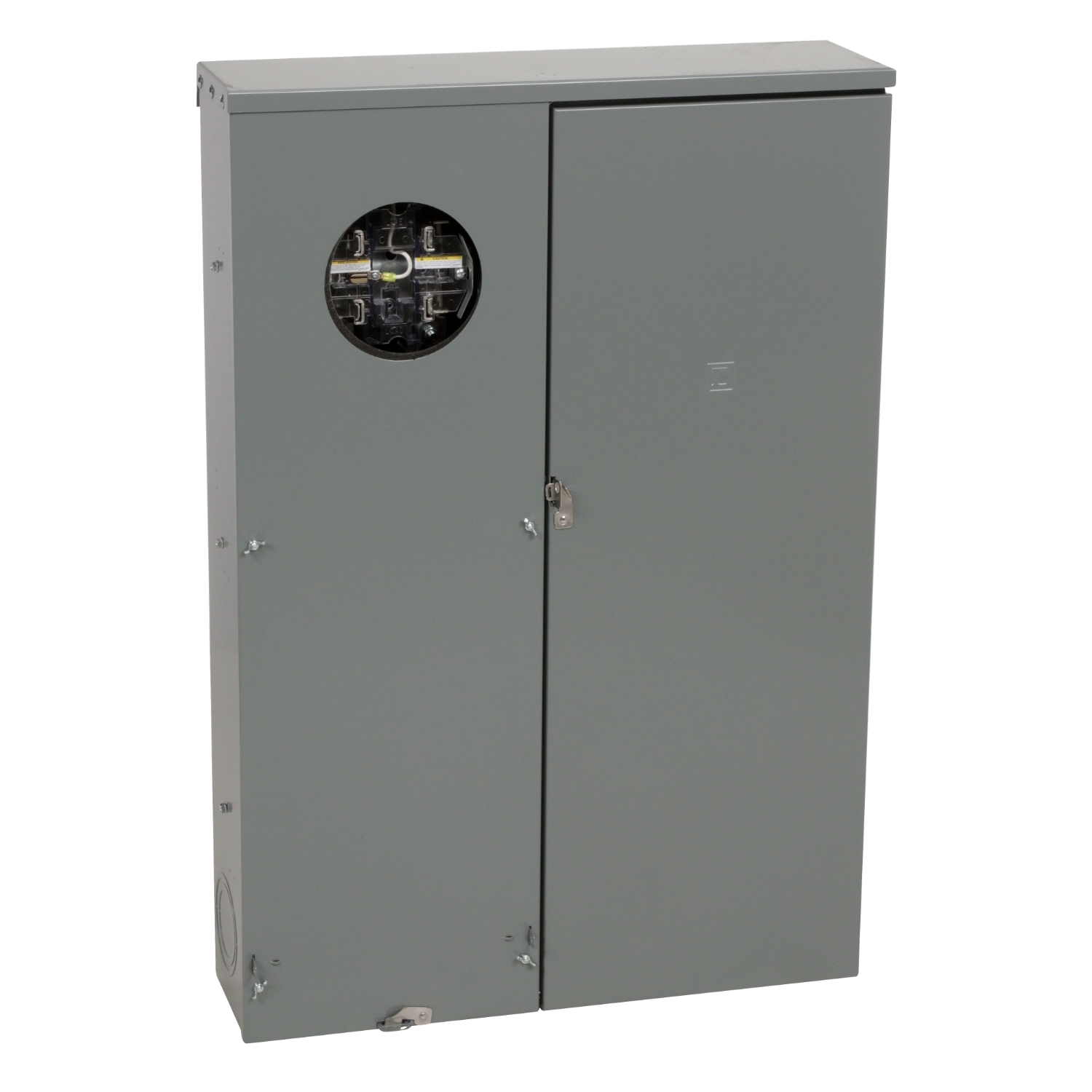 QU12L400CL QO Meter Main, CSED, 400 Amp, 1 Phase, Ringless, Lever, 5th Jaw, UG, Surface, max 12 Spaces, Class 320