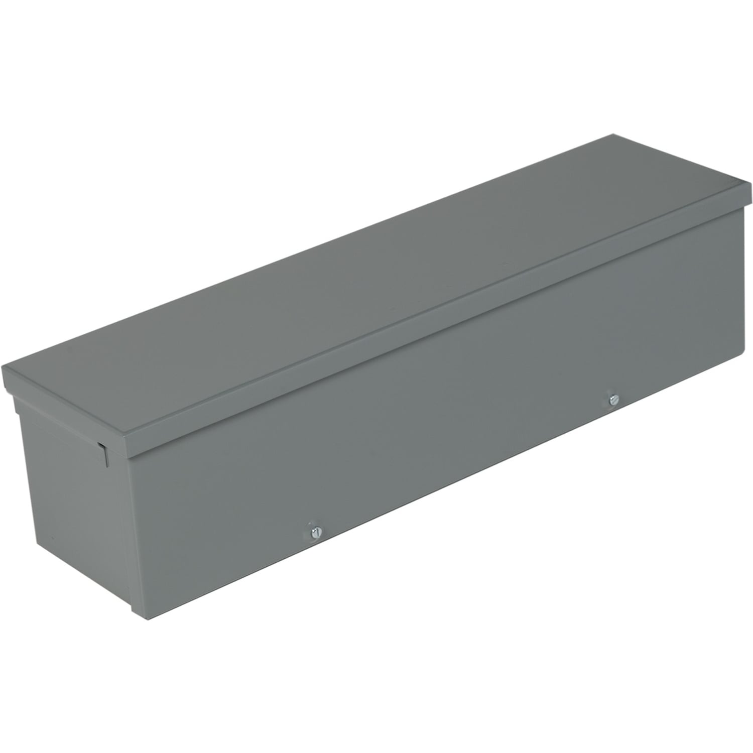 RDB62 Square-Duct Type RDB Wireway Raintight Trough, 2 ft L x 6 in W x 6 in H, Removable/Rainproof/Ice/Sleet Proof Cover, Steel