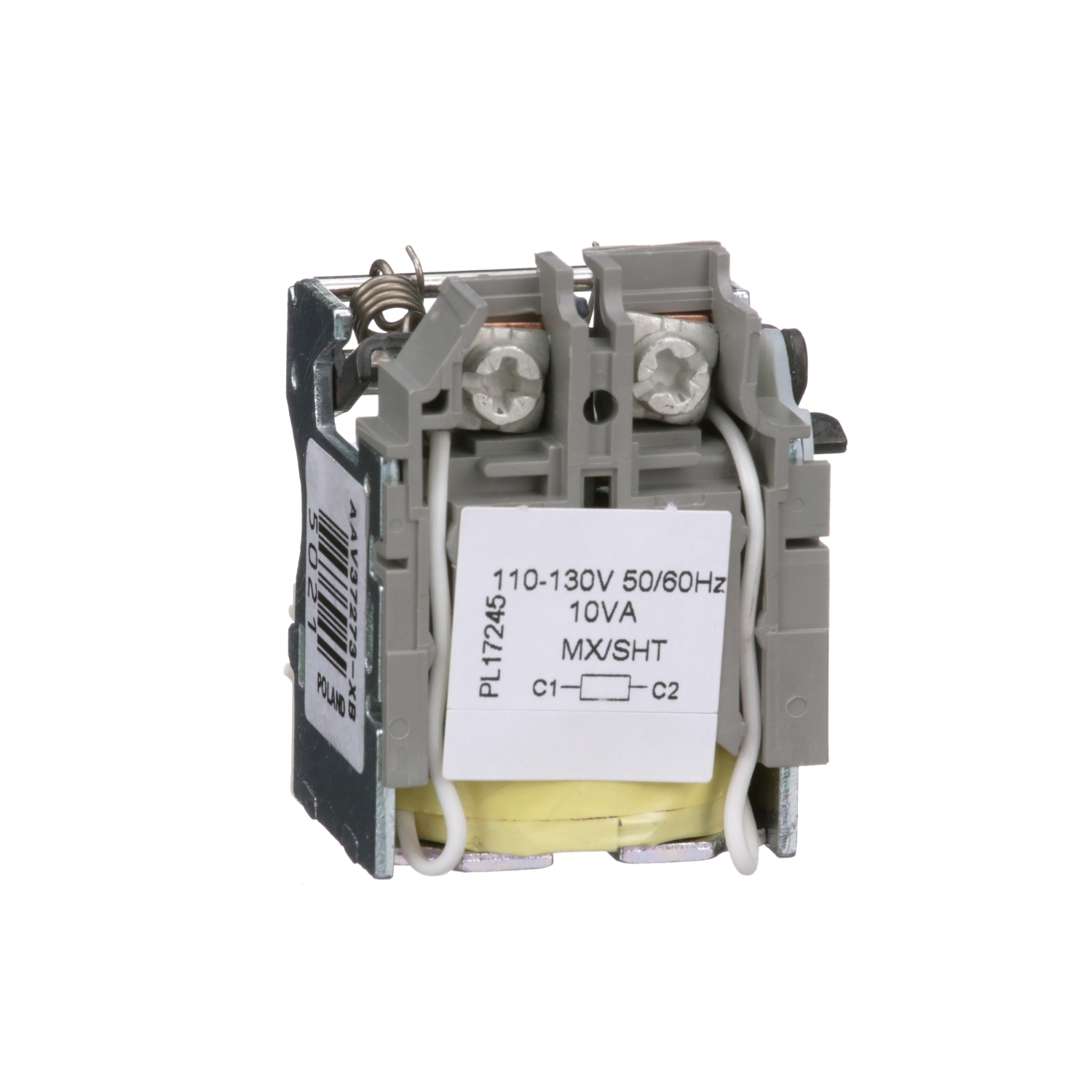 S29386 PowerPact MasterPact Standard Circuit Breaker Shunt Trip, 110/130 V AC
