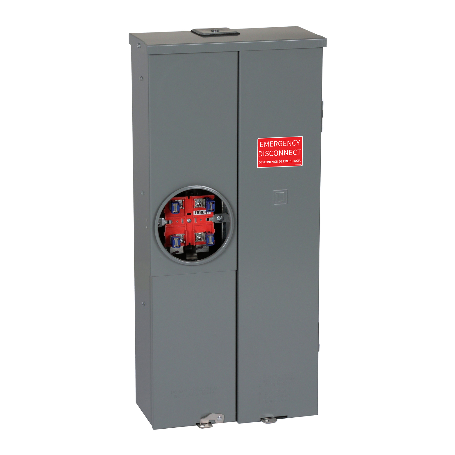 SC2040M200C Homeline All-in-one Meter Socket, CSED, 200 Amp, 1 Phase, Ringed, No Bypass, OH, UG, 120/240V