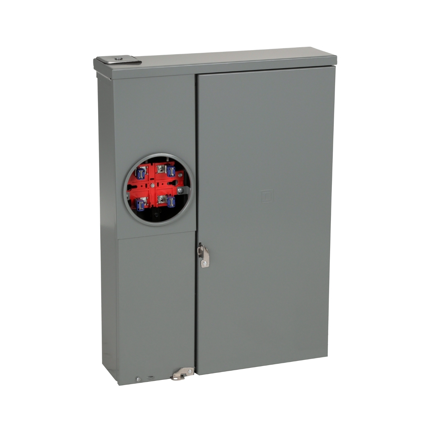 SC2040M200PS Homeline All-in-one Meter Socket, CSED, 200 Amp, 1 Phase, Ringed, No Bypass, OH, UG, 120/240V, Surface, Solar-ready