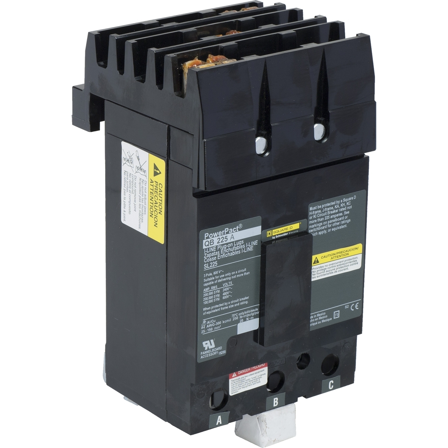SL225 I-Line Sub-Feed Lug Kit, For Use With PowerPact Panelboard, Circuit Breaker