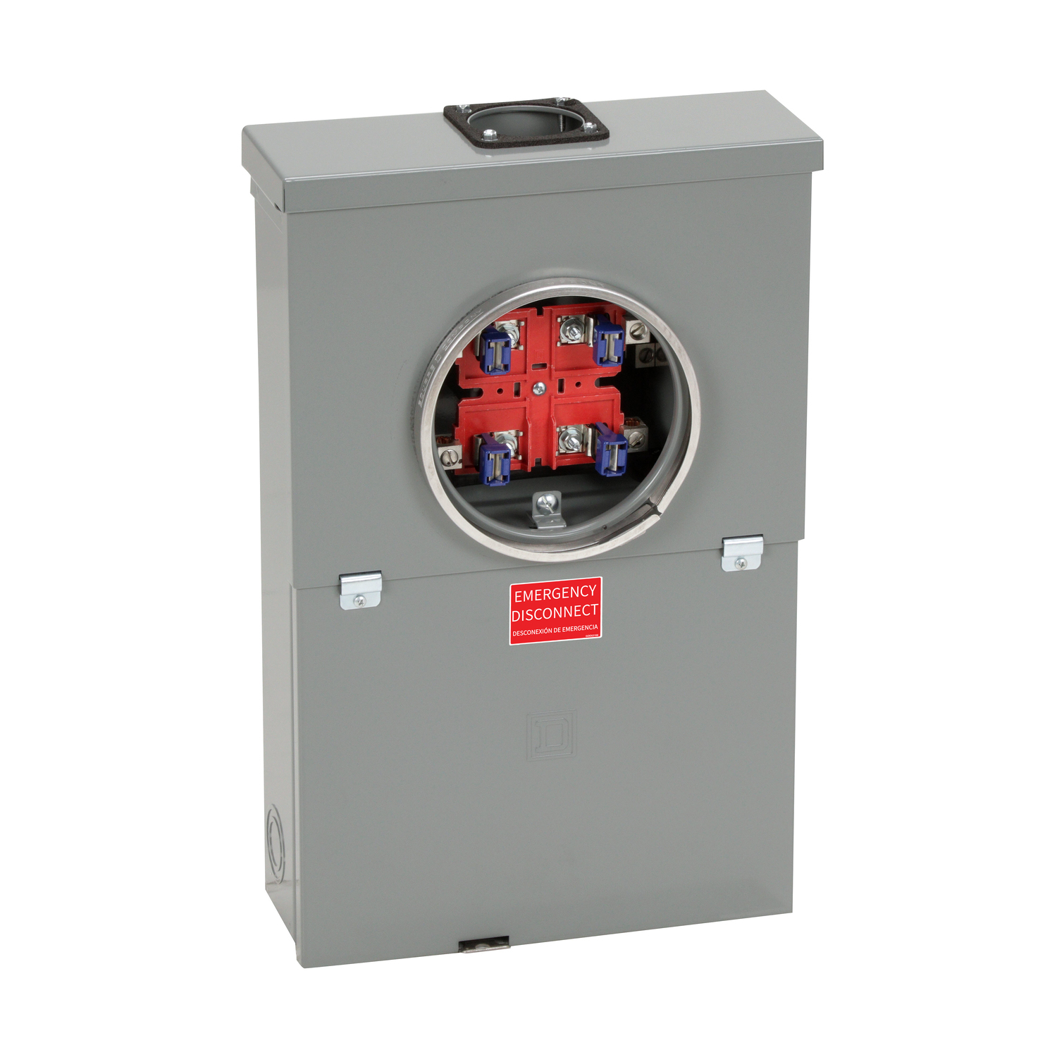 SO1020M100S All-in-one, Homeline, CSED, Ringed Socket, 200 Amp, Surface, 10 Spaces, 20 Circuits, 10 kA, SSCR, OH, No Bypass