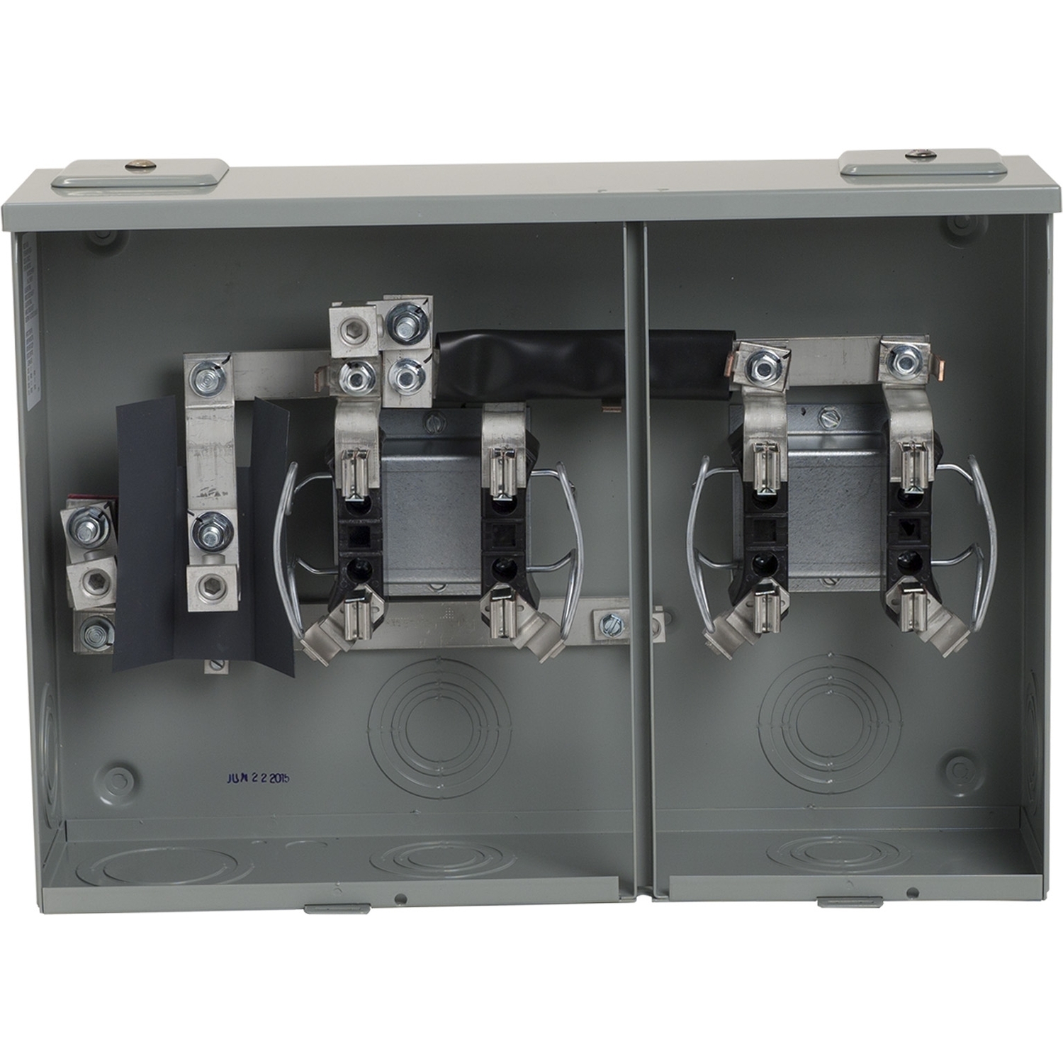 UHT2R1421C Horizontal Meter Socket, 100 Amp, Ringless, 2 Position