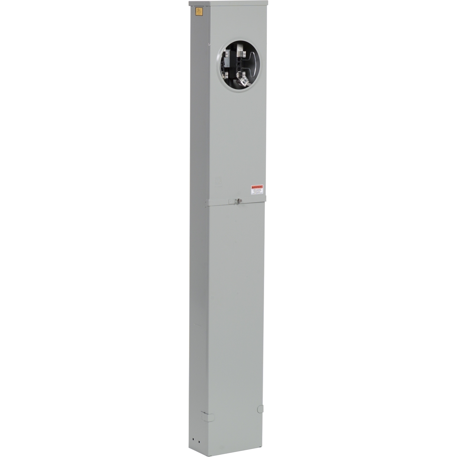 UHTRP242363 Single Position Meter Socket, 200 Amp, 1 Phase, Ringless, Horn, 4 Jaw with no release, UG, 240V, 3 Wire