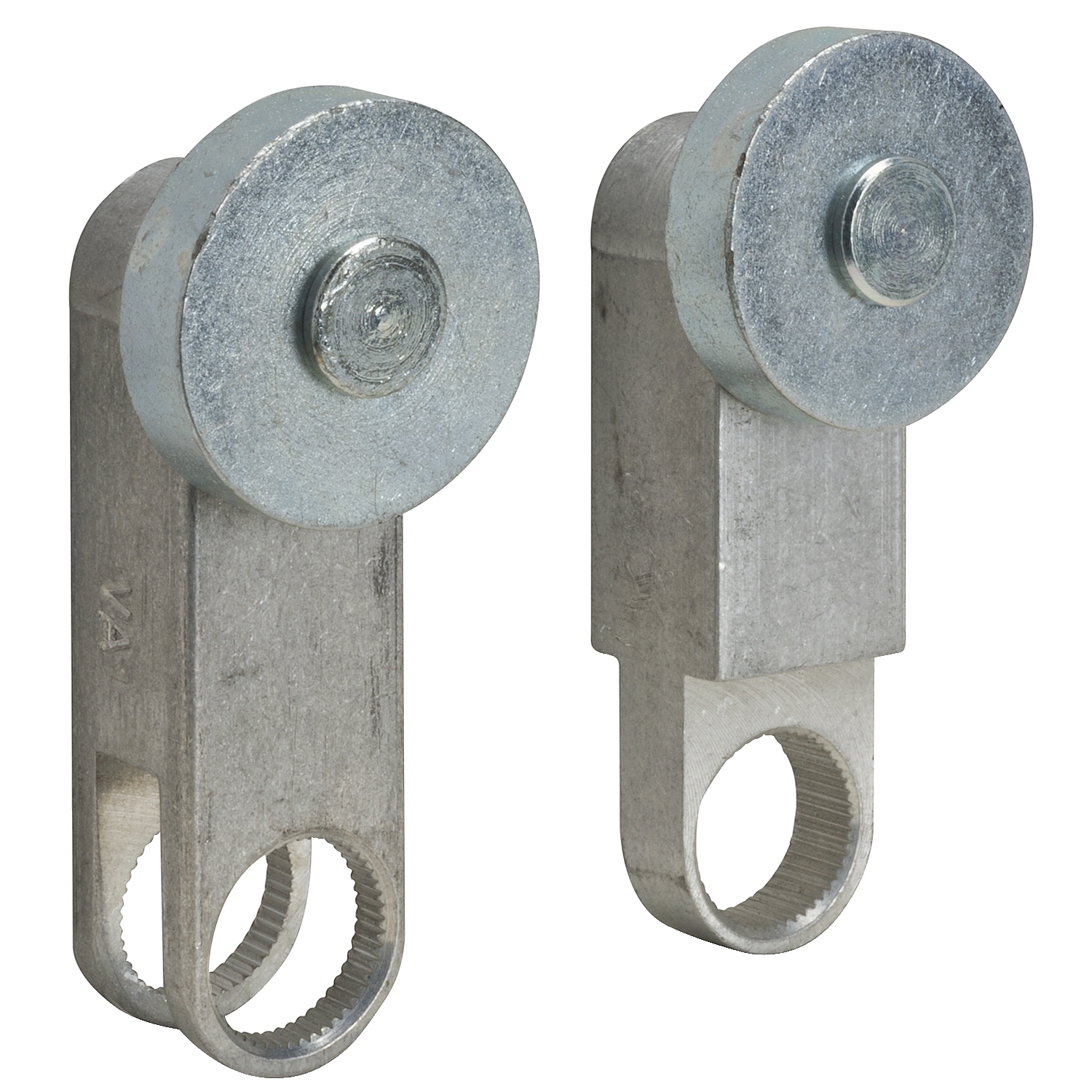 Limit switch lever, L100/300, aluminum, adj. 75-180 fork, outside rollers