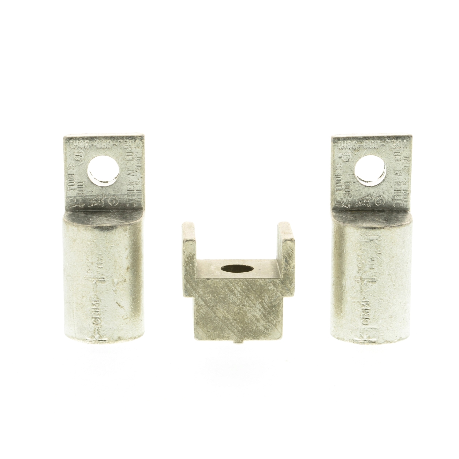 Circuit breaker accessory, compression lug kit, LA/LH/Q4, 2 lugs, aluminum, 1 inch