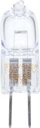 10T3Q/CL/RP-12V/58650 Ecologic Dimmable Low Voltage Quartz Halogen Lamp, 10 W, G4 Halogen Lamp, T3 Shape, 140 Lumens