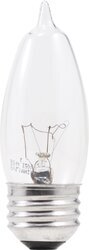 25B10C/BL/4PK-120V/13647 Incandescent Lamp, 25 W, E12 Incandescent Lamp, B10 Shape, 175 Lumens
