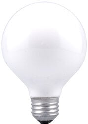 25G25/DLSW/RP-120V/14146 Double Life Incandescent Lamp, 25 W, E26 Incandescent Lamp, G25 Shape, 145 Lumens