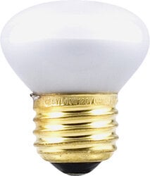 25R14/RP-120V/14818 Incandescent Lamp, 25 W, E26 Incandescent Lamp, R14 Shape, 130 Lumens Lumens
