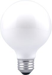 40G25/W/CVP130V/14190 Lamp & Light, 40 W, E26 Lamp Base Incandescent Lamp, G25 Shape, 260 Lumens