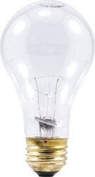 60A19TS/8M/SS-120-125V/10442 SuperSaver Incandescent Lamp, 60 W, E26 Incandescent Lamp, A19 Shape, 595 Lumens