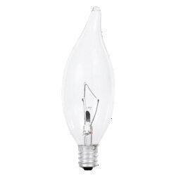 60B10C/DL/BL/4PK-120V/13705 Decorative Double Life Incandescent Lamp, 60 W, E12 Incandescent Lamp, B10, 575 Lumens