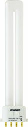 CF13DS/E/841/20318 Dulux Single Tube Compact Fluorescent Lamp, 13 W, 2GX7 Lamp, S (T4) Shape, 800 Lumens