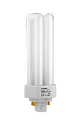 CF32DT/E/IN/835/ECO/20885 Dulux Ecologic Amalgam Triple Tube Compact Fluorescent Lamp, 32 W, GX24q-3 Lamp, T4X3 Shape, 2400 Lumens