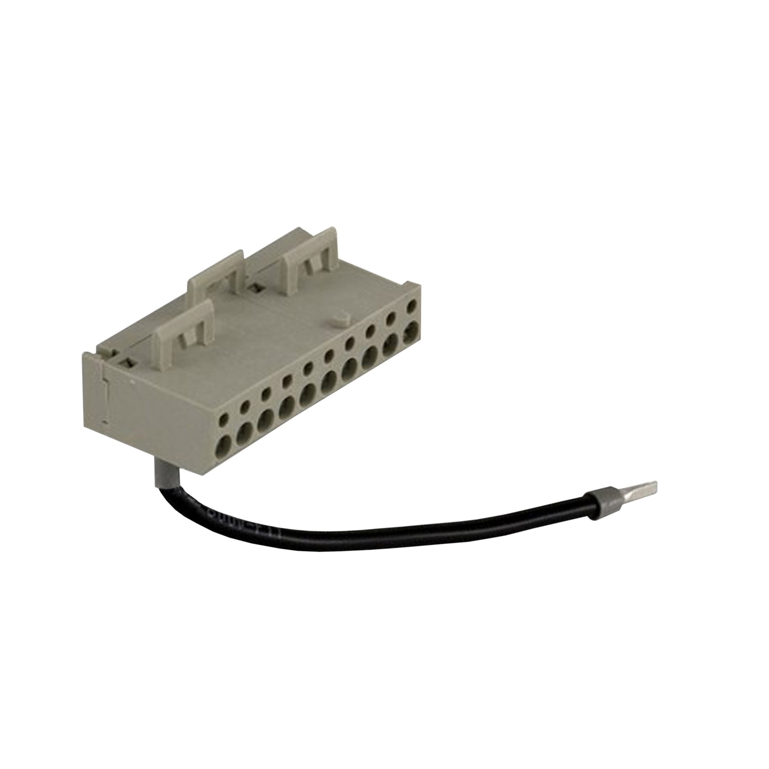 Advantys Advantys ABE7BV10 PLC Terminal Block, 10 Terminals, Snap-On Wire Clamp, For Use With Modicon Quantum Automation Platform