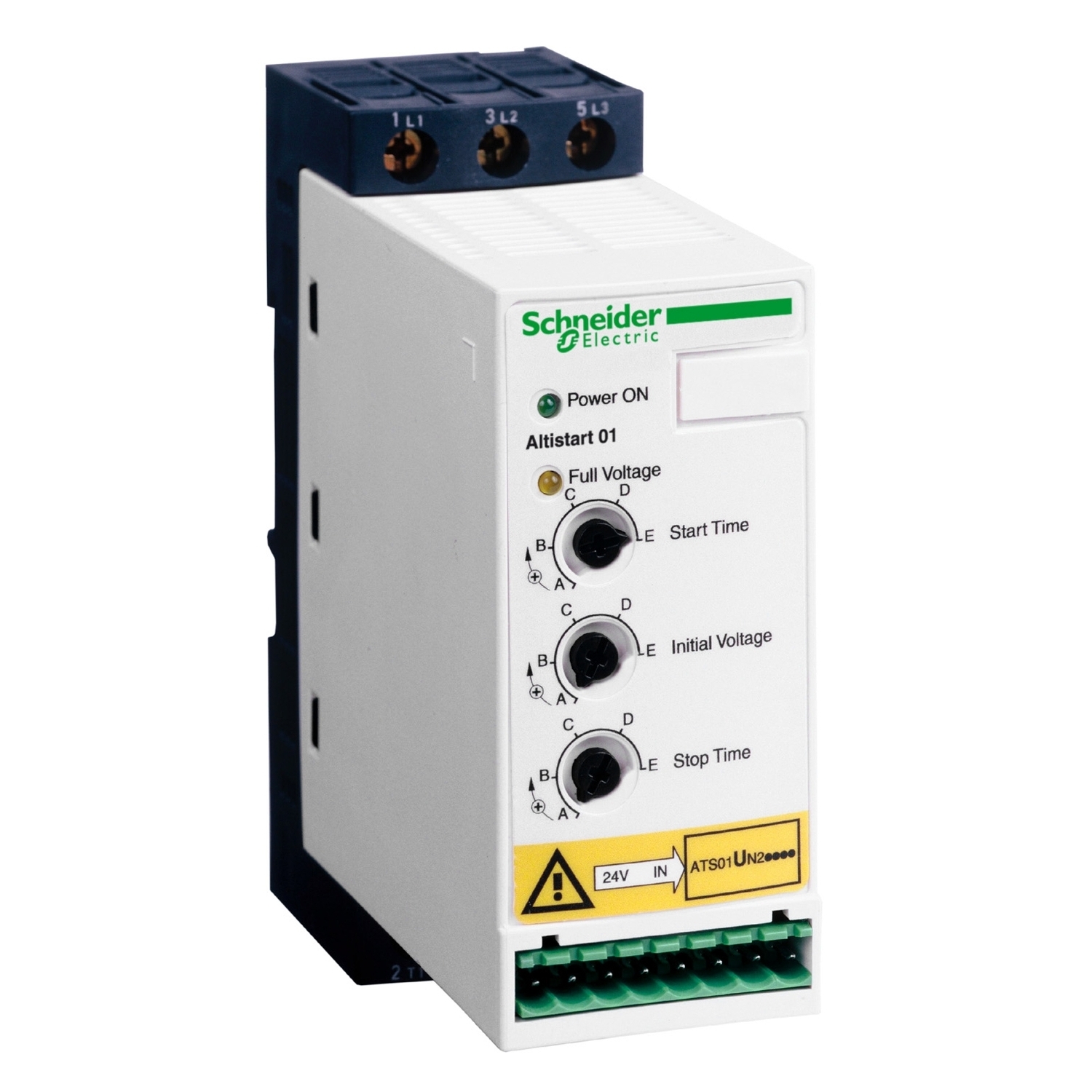 ATS01N212QN ATS01 Integrated Bypass Soft Starter, IP20 Enclosure