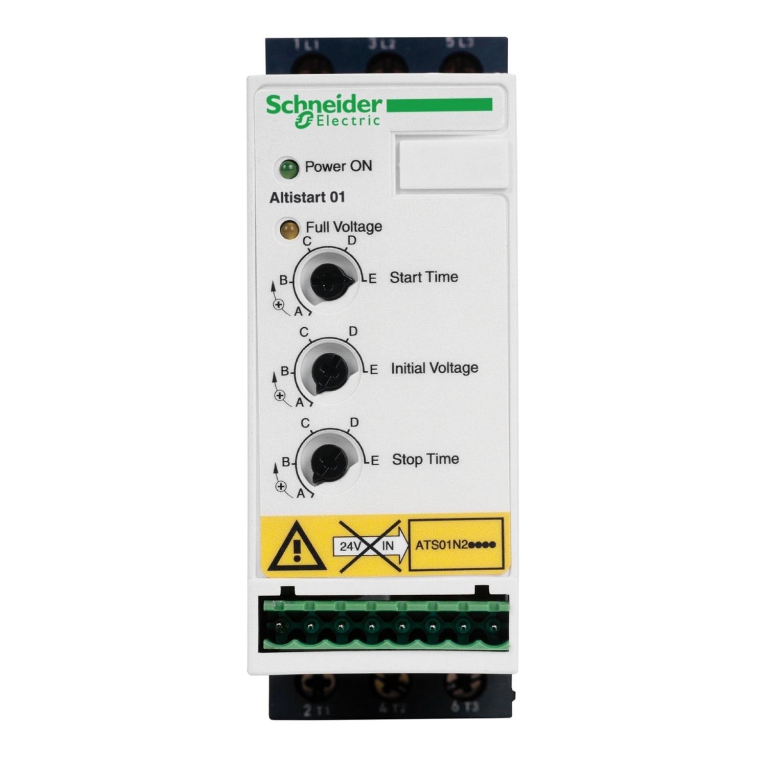 soft starter for asynchronous motor, Altistart 01, ATS01, 12A, 460 to 480V