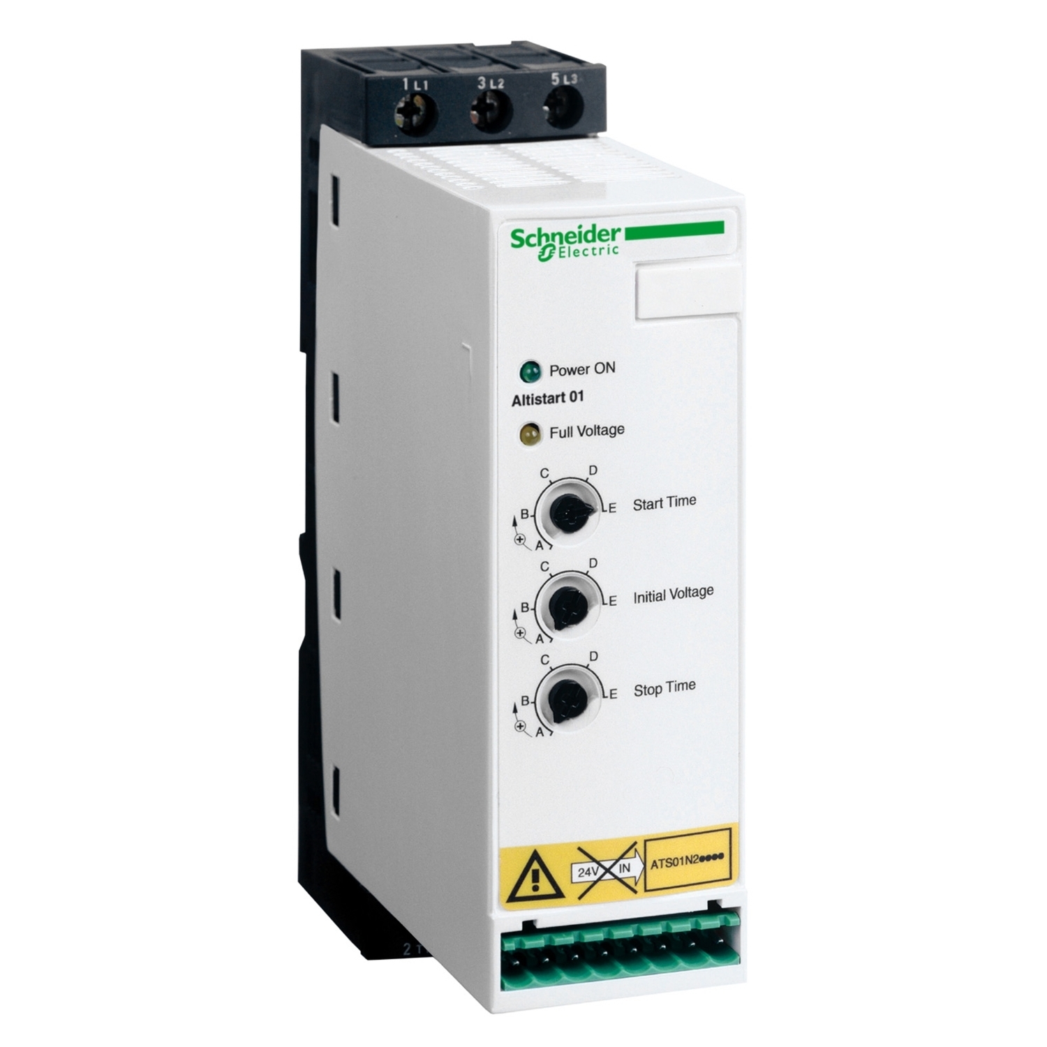 ATS01N222QN ATS01 Integrated Bypass Soft Starter, IP20 Enclosure